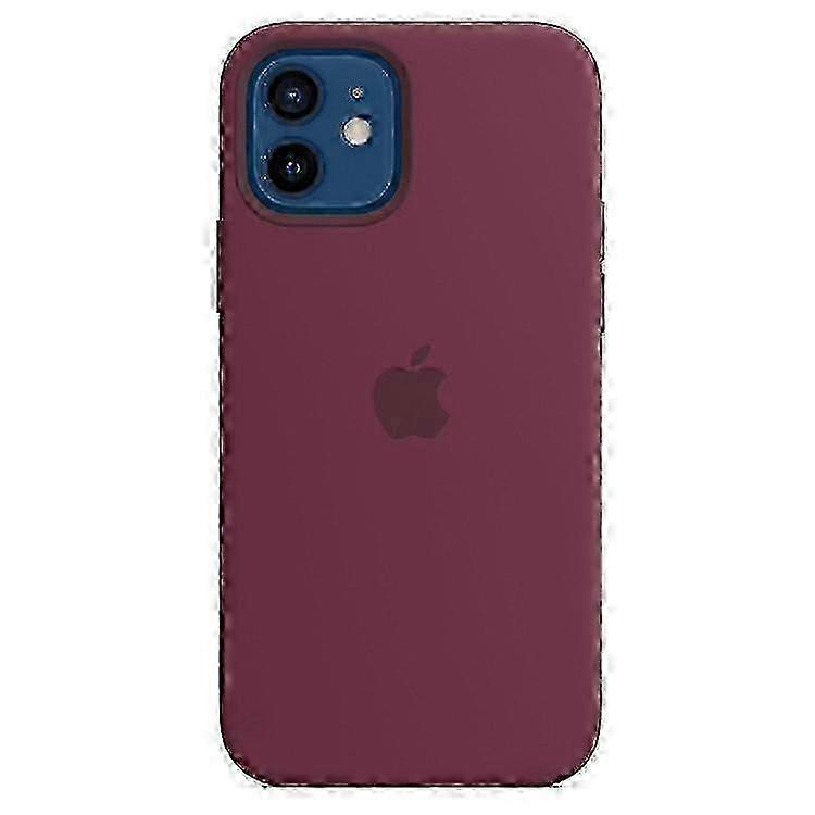 Capa compatível para iPhone 12 Pro/12 com capa de silicone MagSafe [Popover de indução]