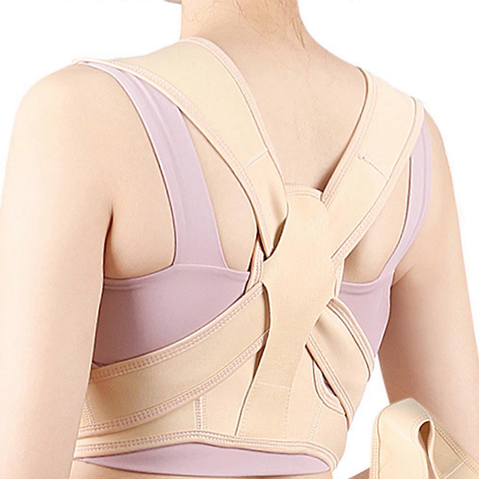 Back and Shoulder Pains Relief Back Corrector Effectively Distributing Pressure to Alleviate Fatigue for Desk Worker  color S  M