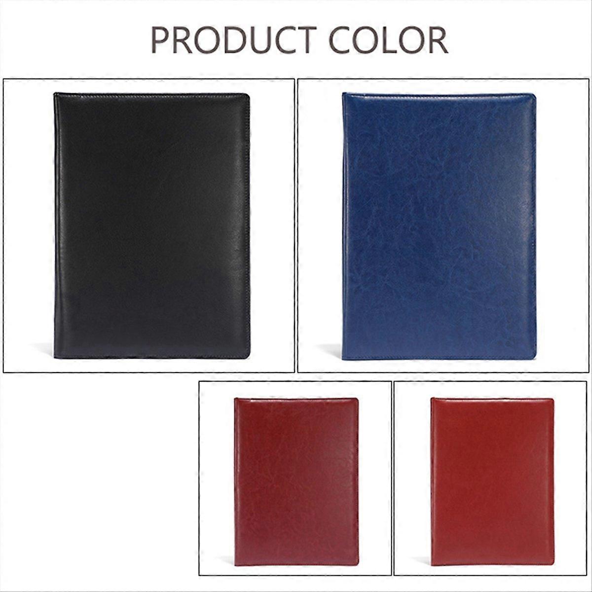 A4 PU Padfolio File Folder Portfolio Business Document Holder, B