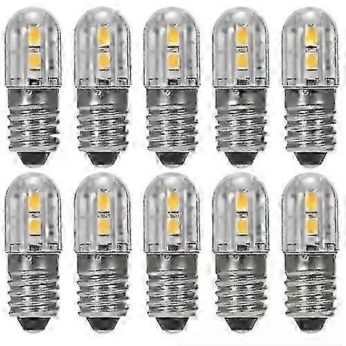 E10 6V AC DC 2W LED screw base bulb light source lamp light bulb