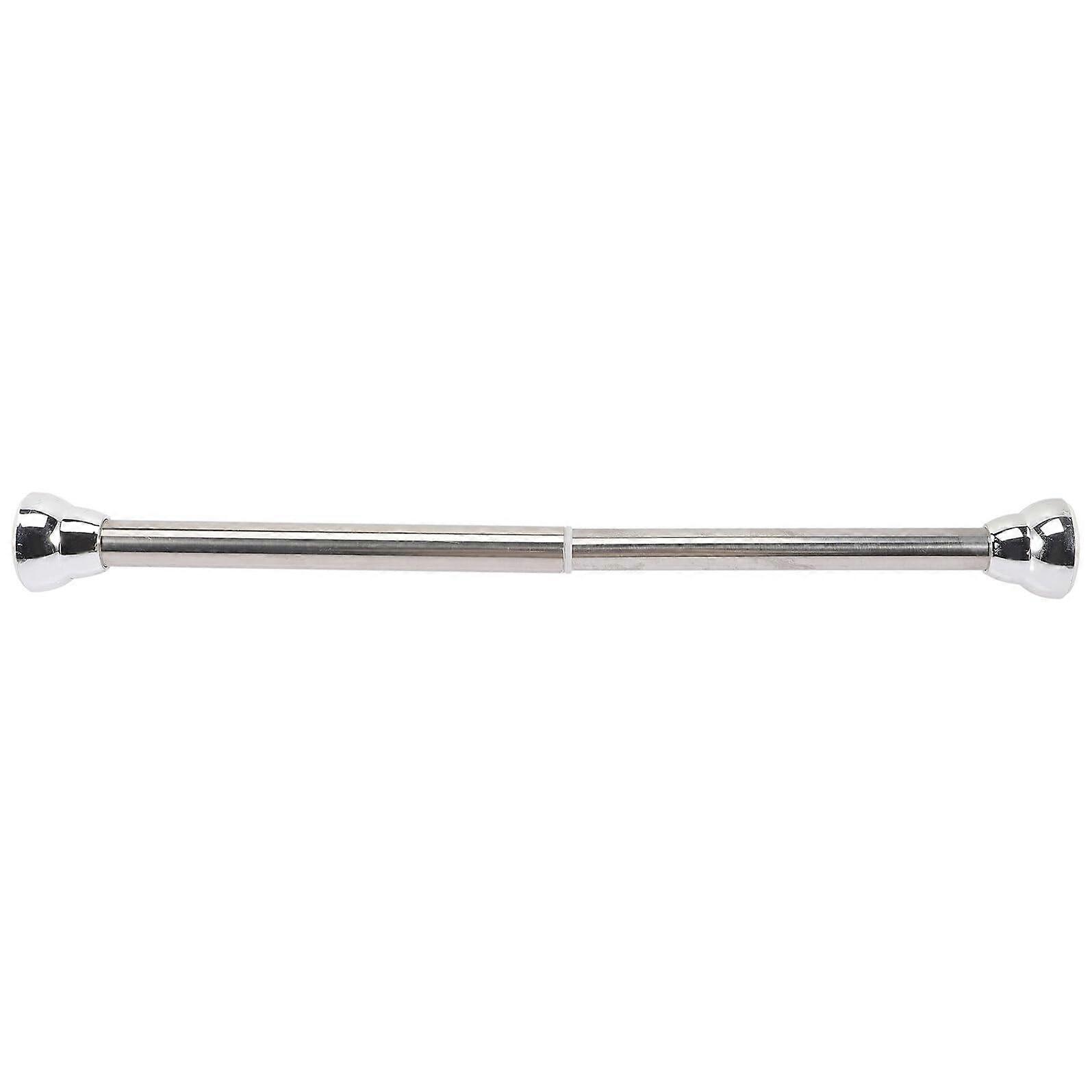 Adjustable No Drill Tension Curtain Rod with Spring Mechanism for Shower, Closet and Window Use