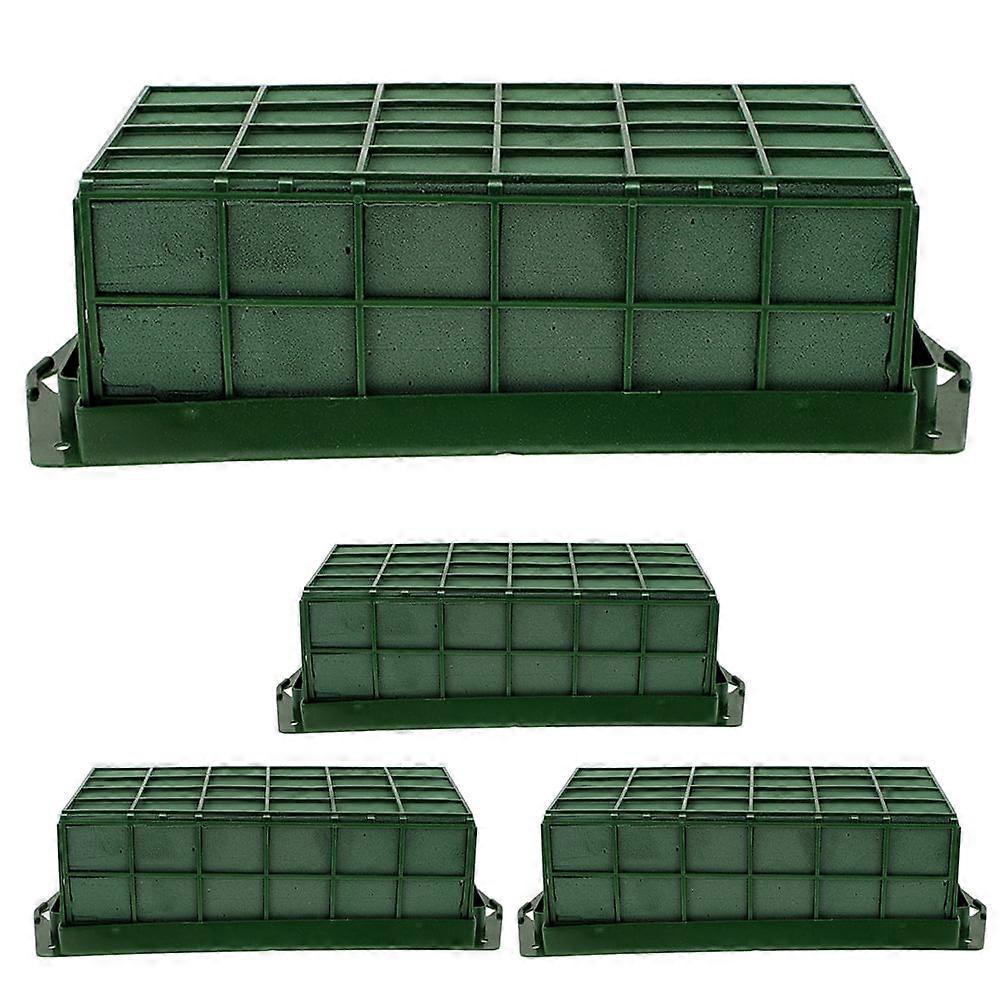 Eease Flower Foam Blocks for Arrangements - 4pcs Rectangle Shape