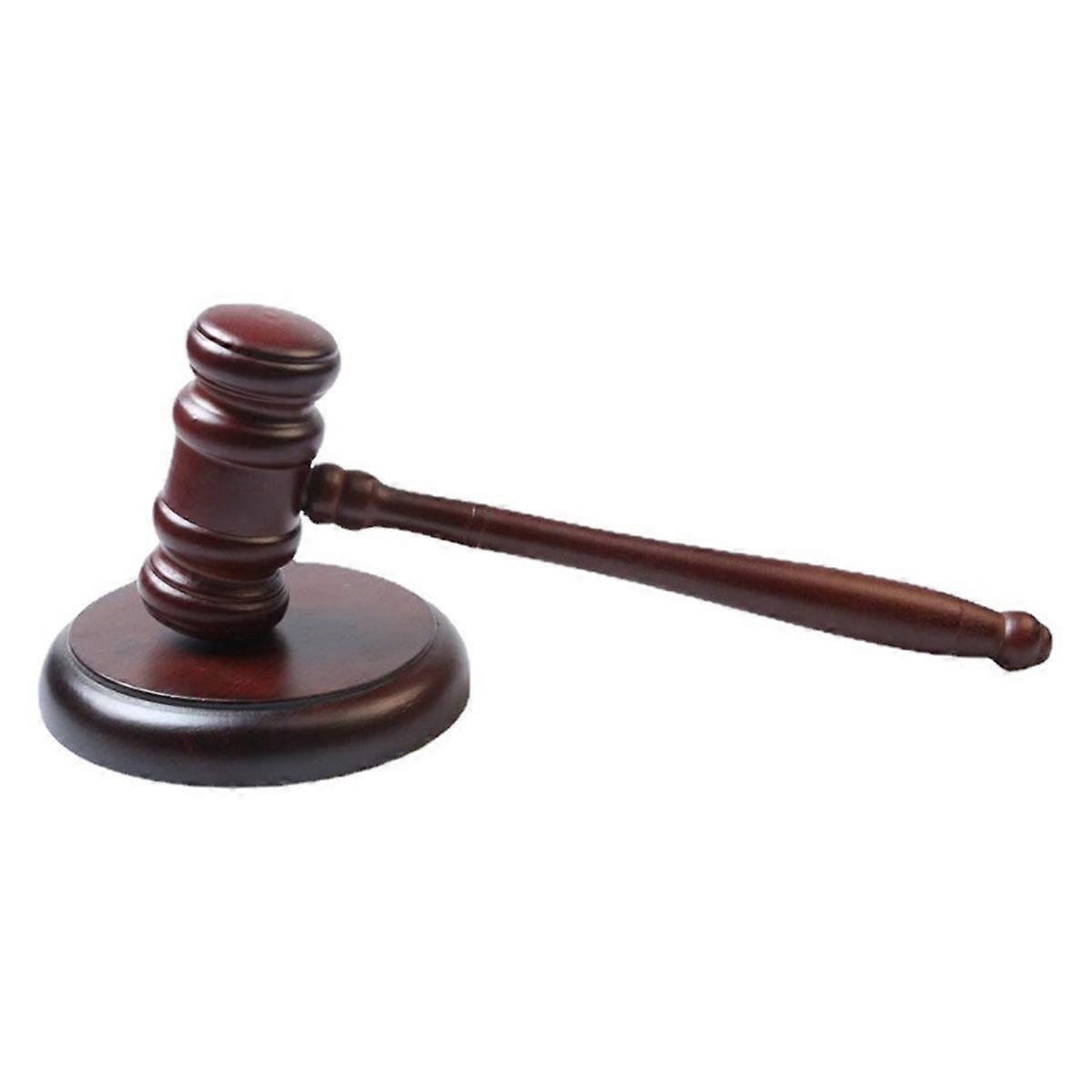 1 Set Judge Gavel Toy Solid Wood Long Lasting Simple Design