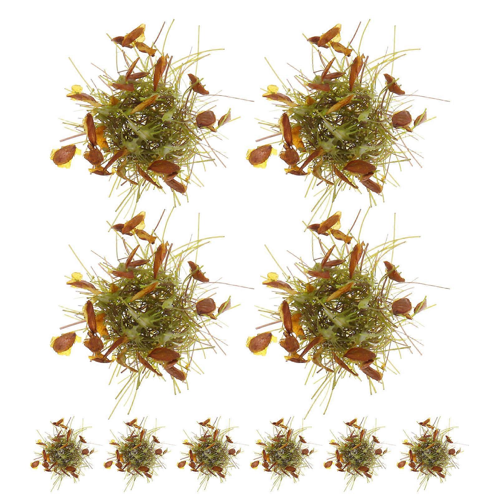 Mini Artificial Grass Clusters for Scenic Railroad Landscape 1 Box