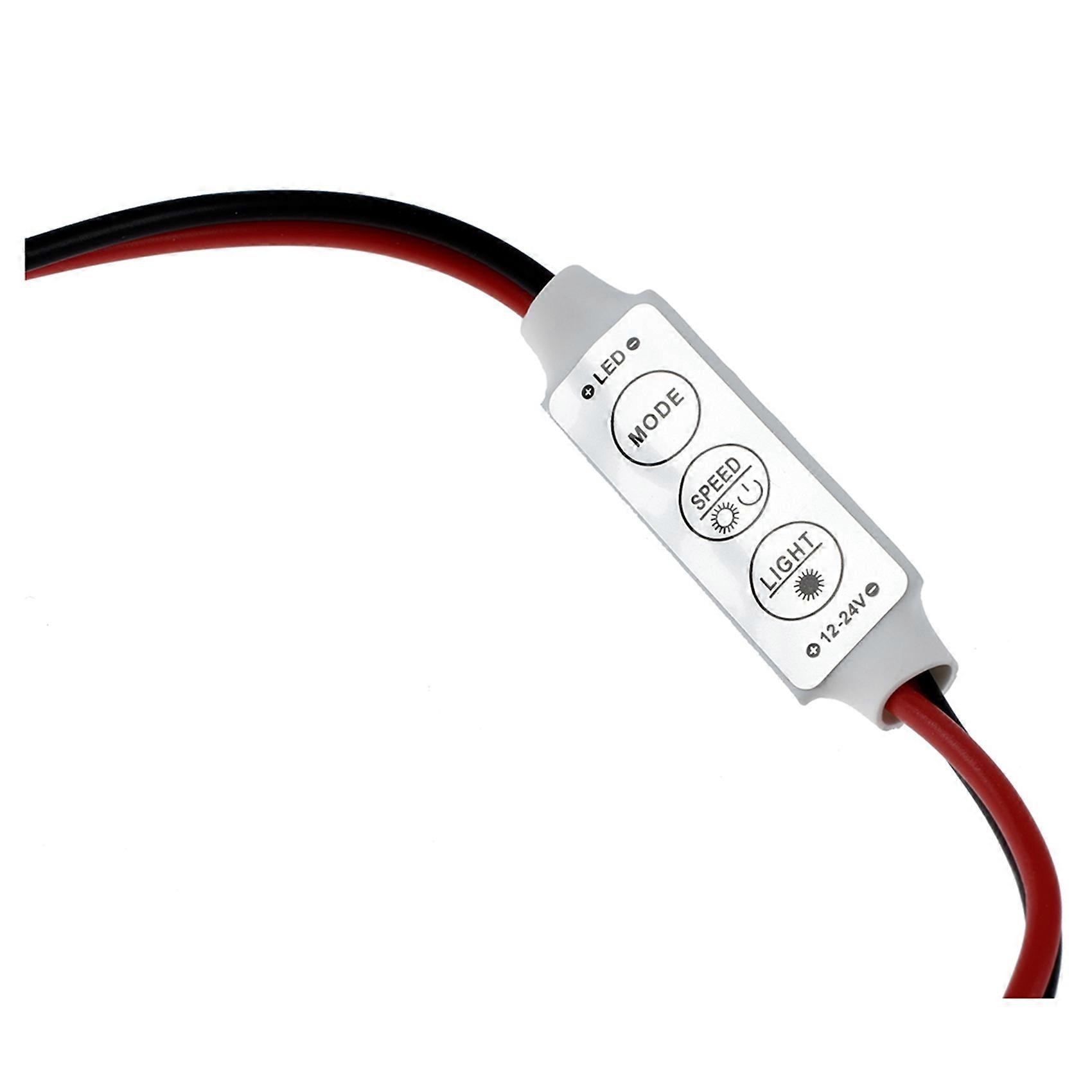 5X LED Strobe Controller Flashing Patterns and Speed Adjustment