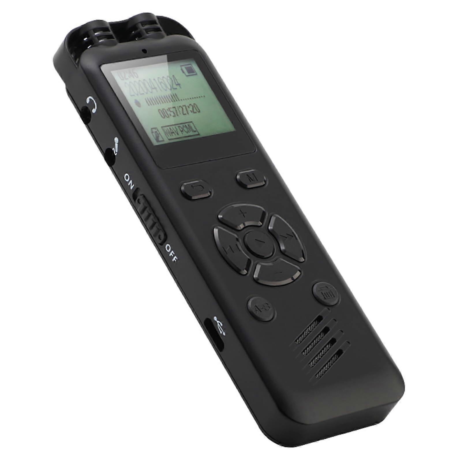 Voice Recorder 8GB Digital Audio Recorder With 20 Hours Continuous Recording For Clear Sound