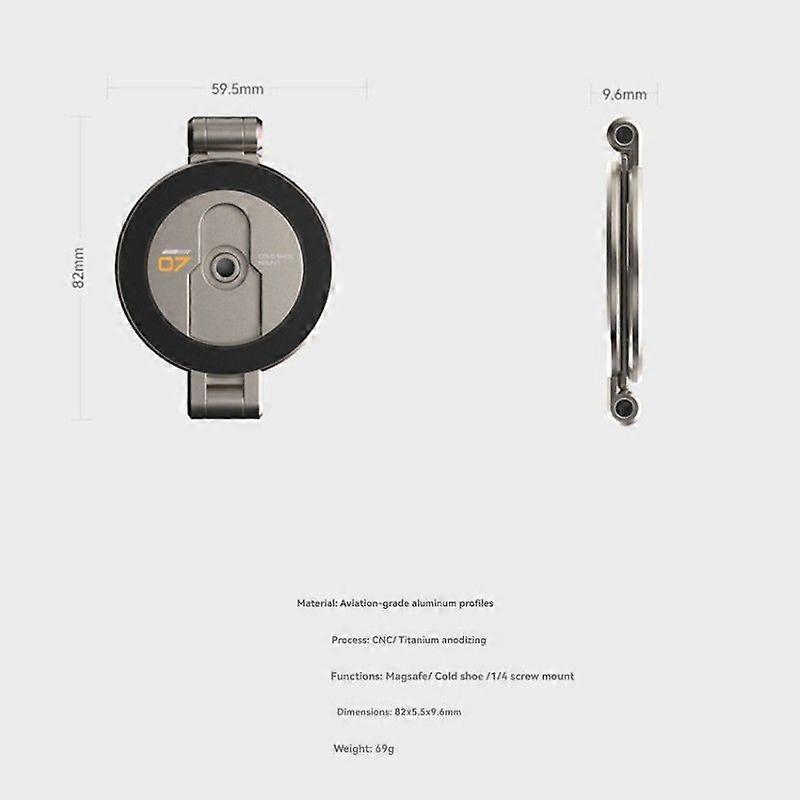 Universal Alloy Overhead Stand for Photography - Dual Magnetic Mount for , Android, DSLR Cameras