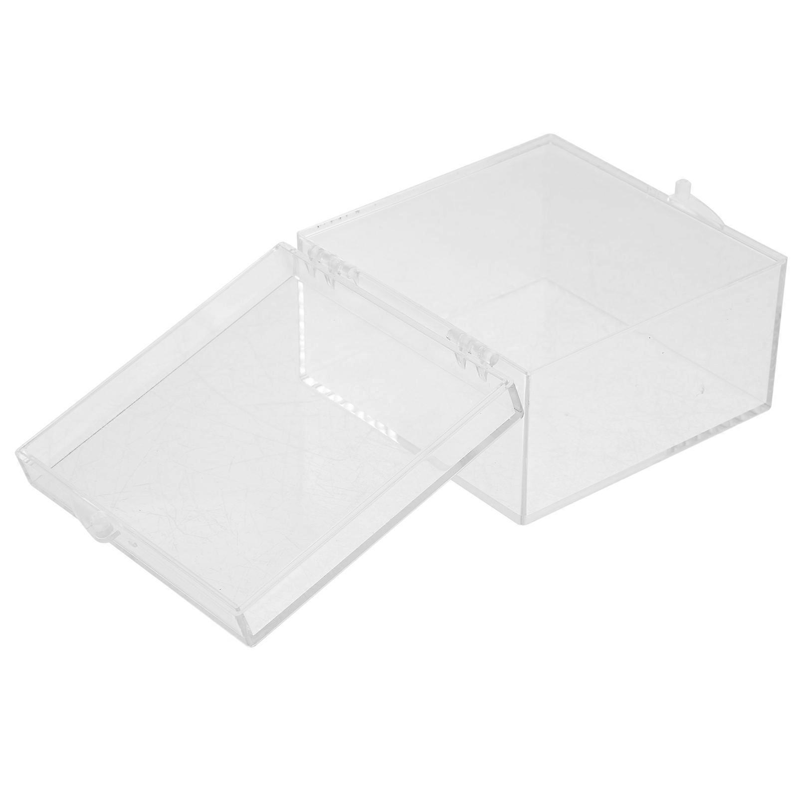 Transparent Display Box Specimen Container Clear Plastic For Protection 1Pack