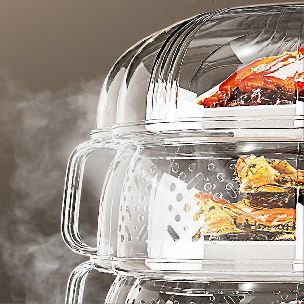 Food Cover with Transparent Dustproof MultiLayer Foldable Design for Kitchen Food Storage, 4Layer Durable Plastic