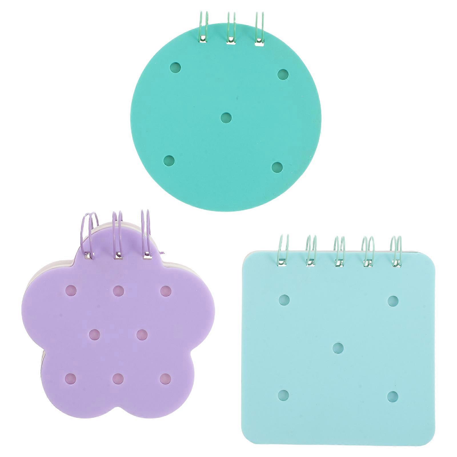 Assorted Color Cute Notepads Small Note Pads for Office 3Pcs Pack
