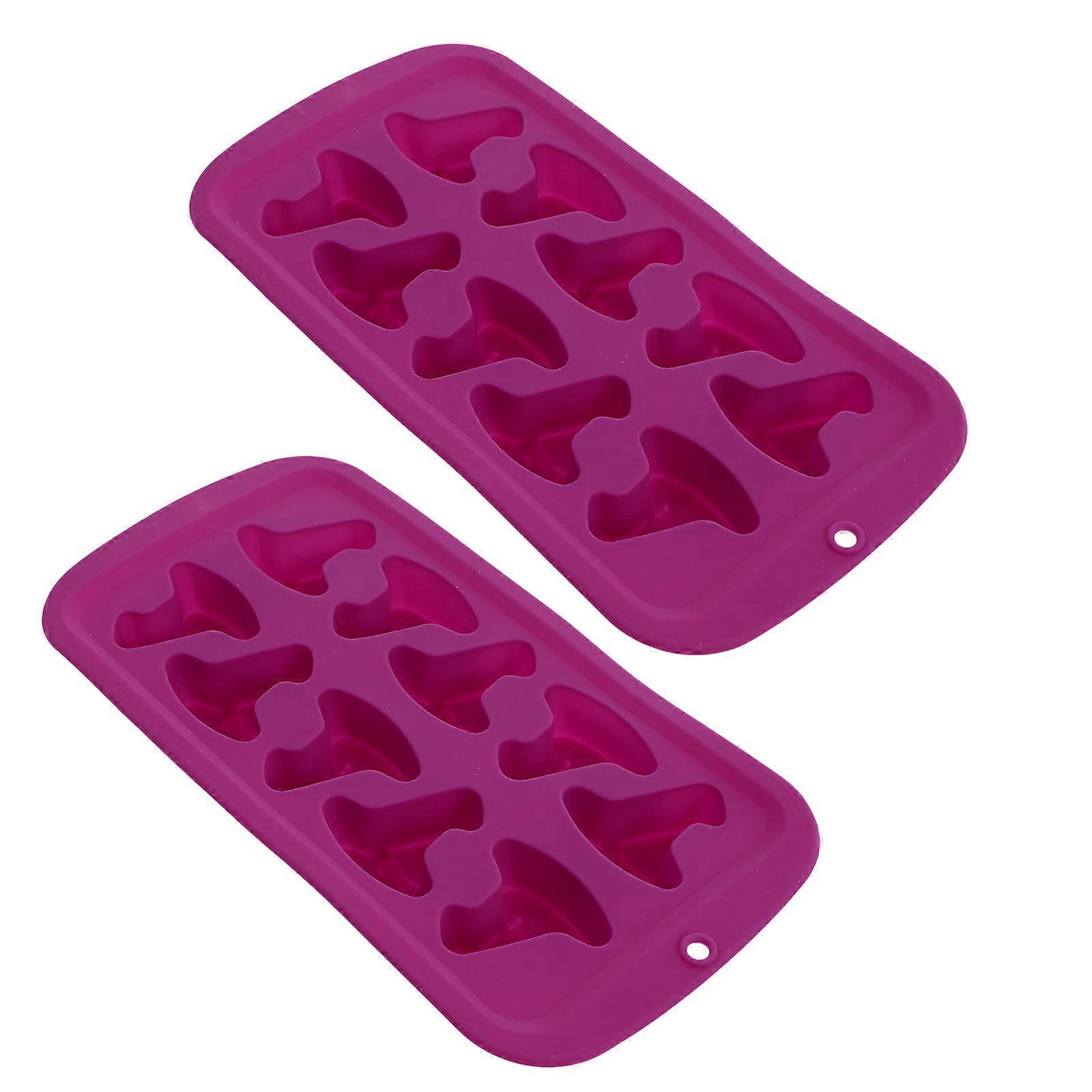 Halloween Wizard Hat Moulds for Chocolate Making 2Pcs Silicone Kitchen Tools