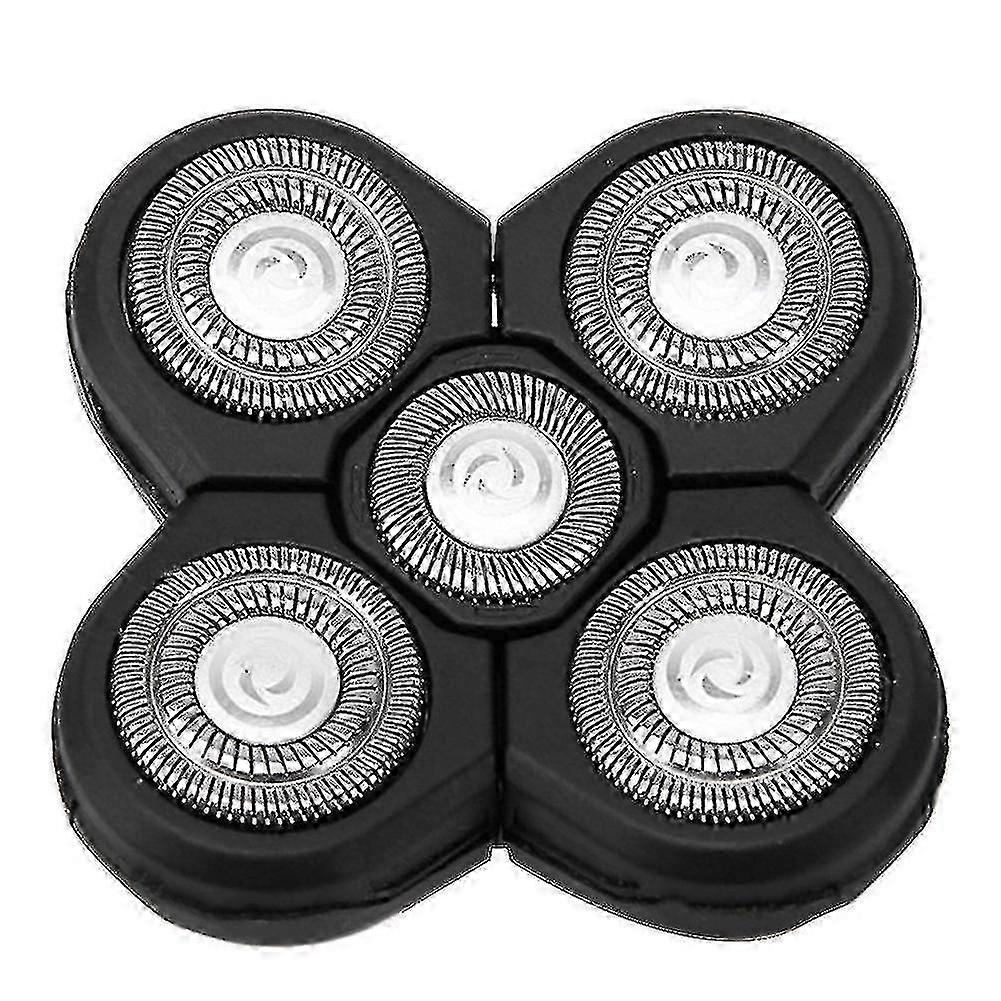 2-piece Shaver compatiblement Head Rotating Five-blade Head 2025