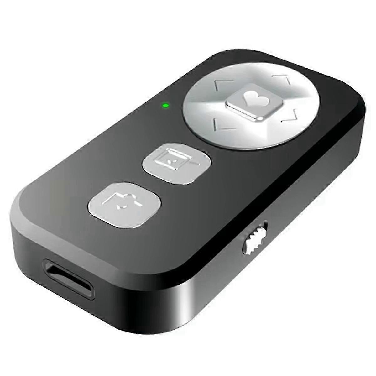 2025 For Mobile Self Timer Zoom Function Bluetooth Remote Controller, Page Turning, , Self Timer Short Video