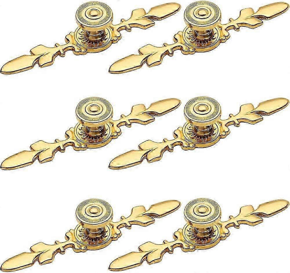 2026 6 Pcs Gold Cupboard Knobs Cupboard Knob Door Knob Kitchen Door Knobs Vintage Cupboard Pulls Cupboard