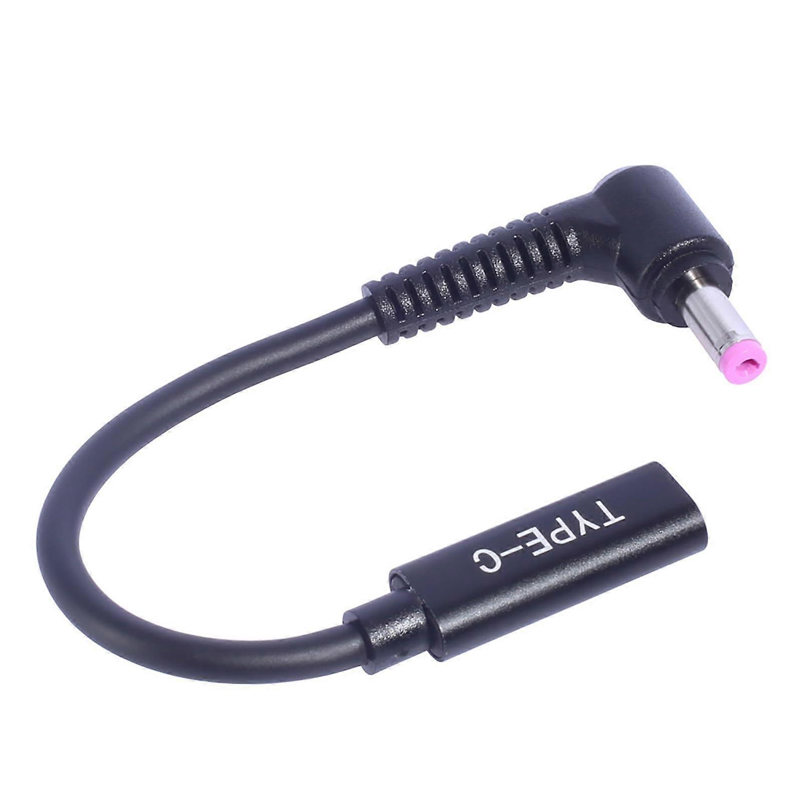 USB Type C to DC 4.8x1.7mm Laptop Charging Cable 15cm Fast Charging Stable Connection