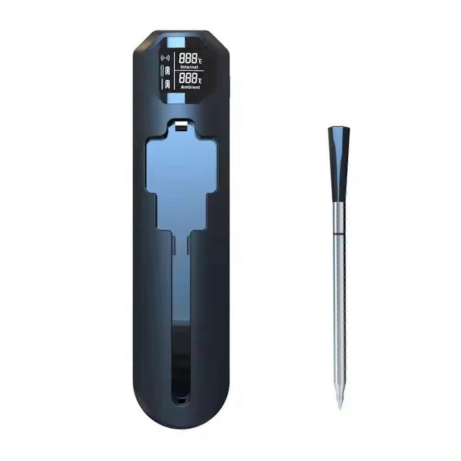 Wireless Meat Thermometer with Dual Probe, Bluetooth App Control, IP67 Waterproof for BBQ Grilling