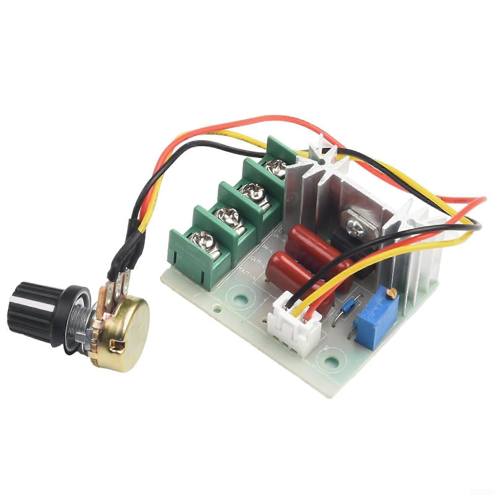 220V 2000W SCR Voltage Regulator with Potentiometer,  Power Controller for Electric Appliances