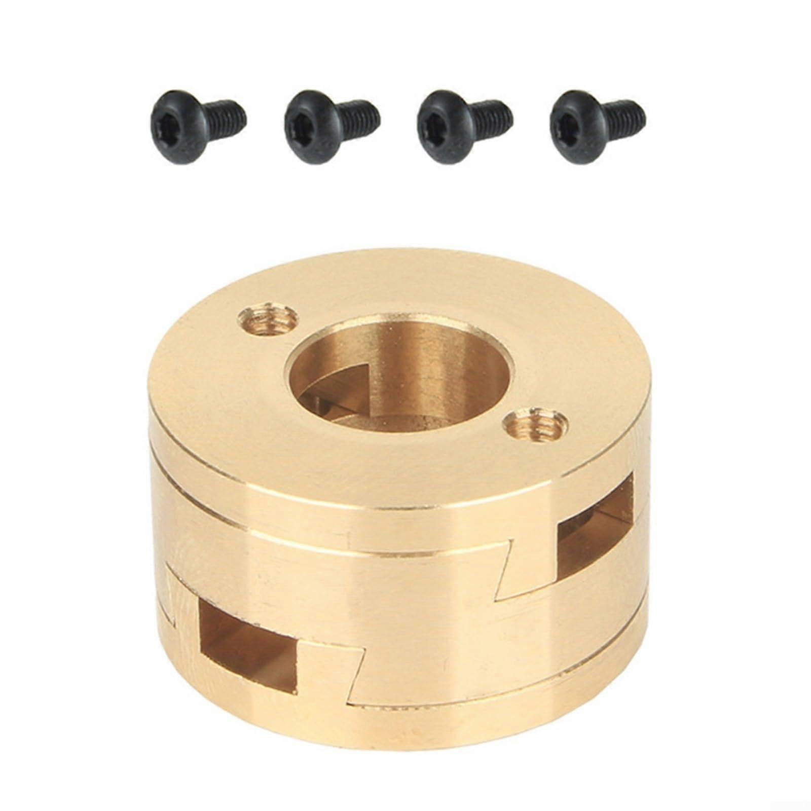 3D Printer Coupling Oldham T8 Z Axis Brass Connector CNC Machined for Enhanced Bed Stability