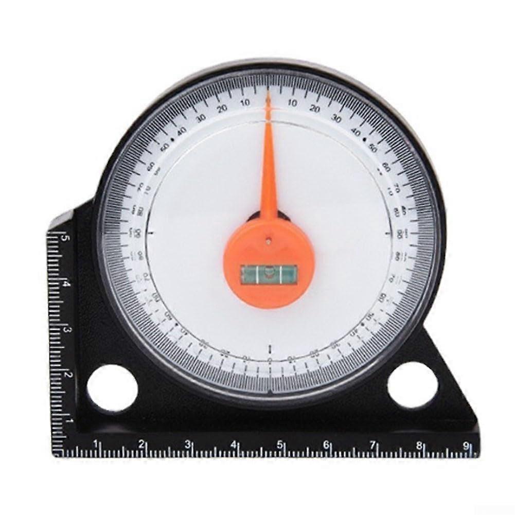 Precision Magnetic Clinometer Angle Finder with Bubble Level and Durable Magnetic Base for Construction