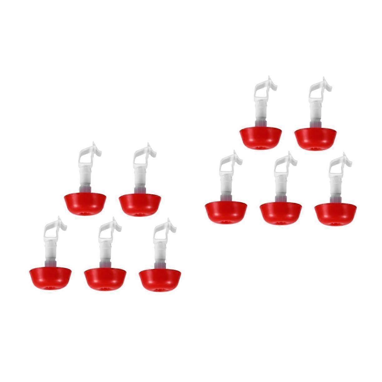 Adjustable Water Flow Poultry Waterer Chicken Drinking Bowl for Backyard Coop Single Unit