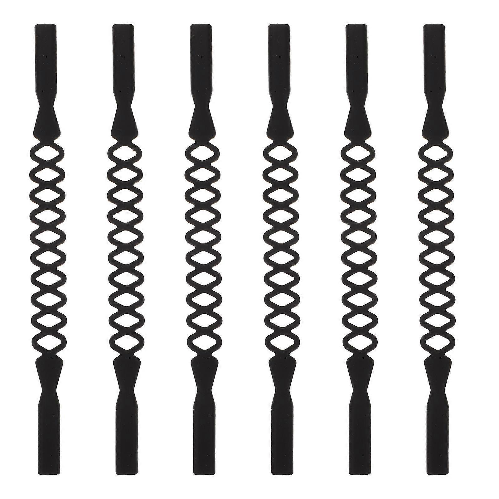 Glasses Strap Silicone Eyeglasses Holder for Secure Use 6Pcs Set