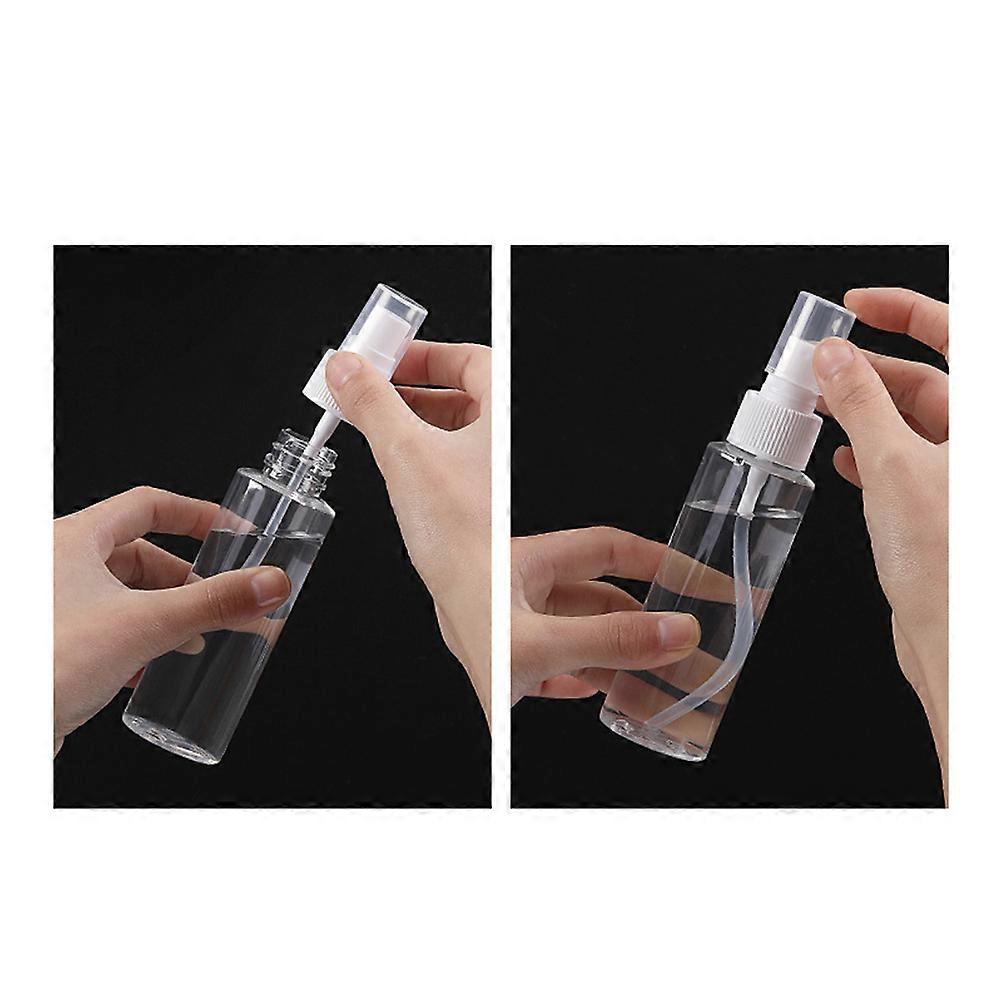 Refillable Spray Bottle Portable Cleaning Fluid Container 5Pcs