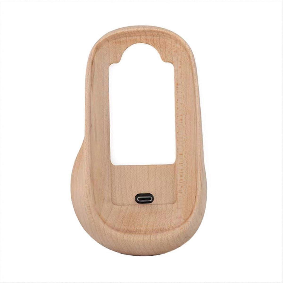 Solid Wood Base for Magic Mouse for Elevated Base Type-C