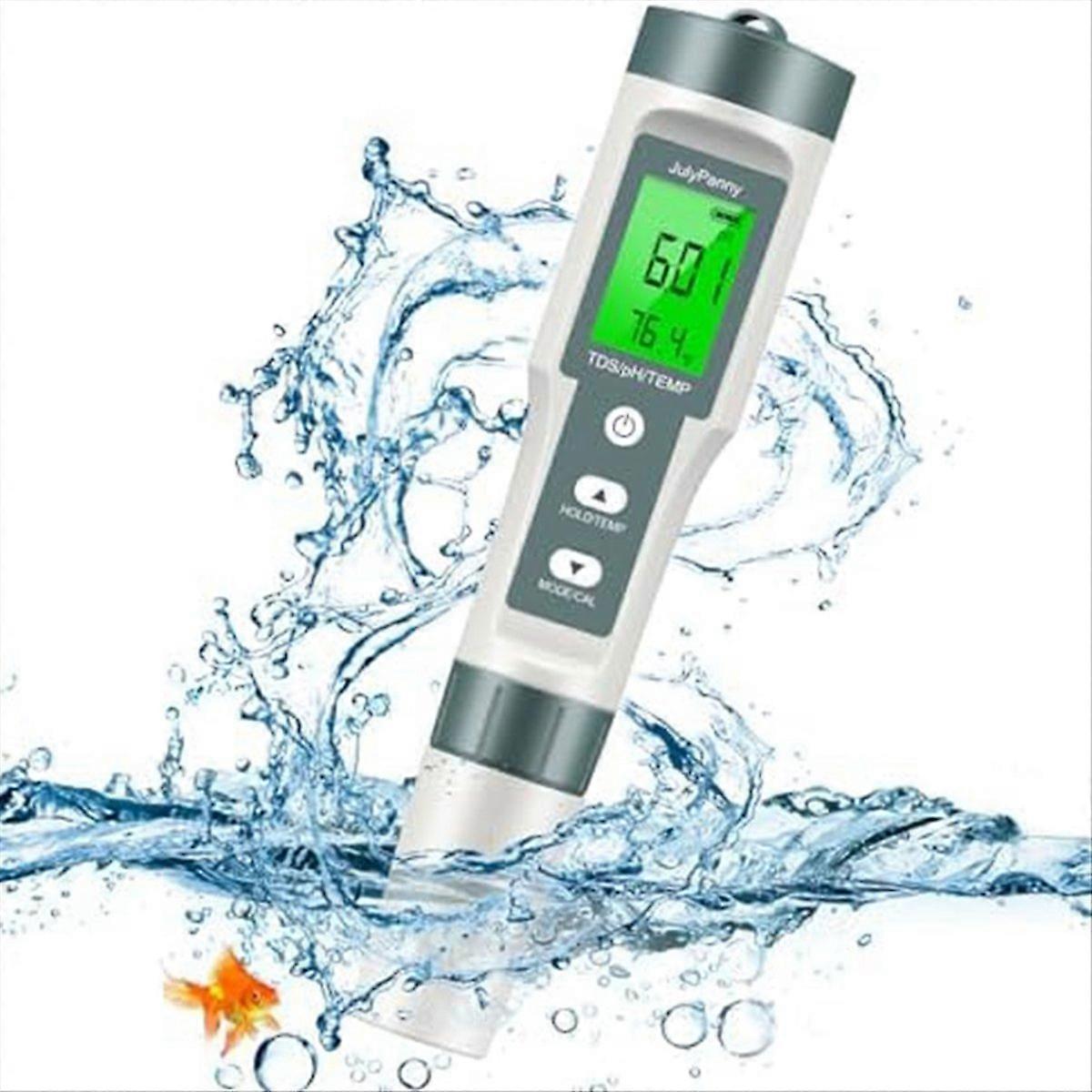 TDS/PH/Temperature PH Water Meter, Water Quality Digital PH Tester