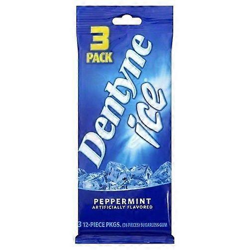 Dentyne Ice Peppermint Sugarless Gum 3 Pack