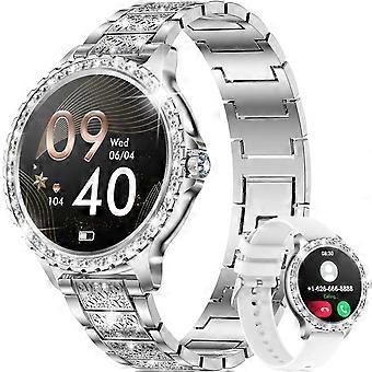 Smartwatch para mujeres Chamada Bluetooth Relógio Fitness Feminino 1.32 con monitor de presión arte