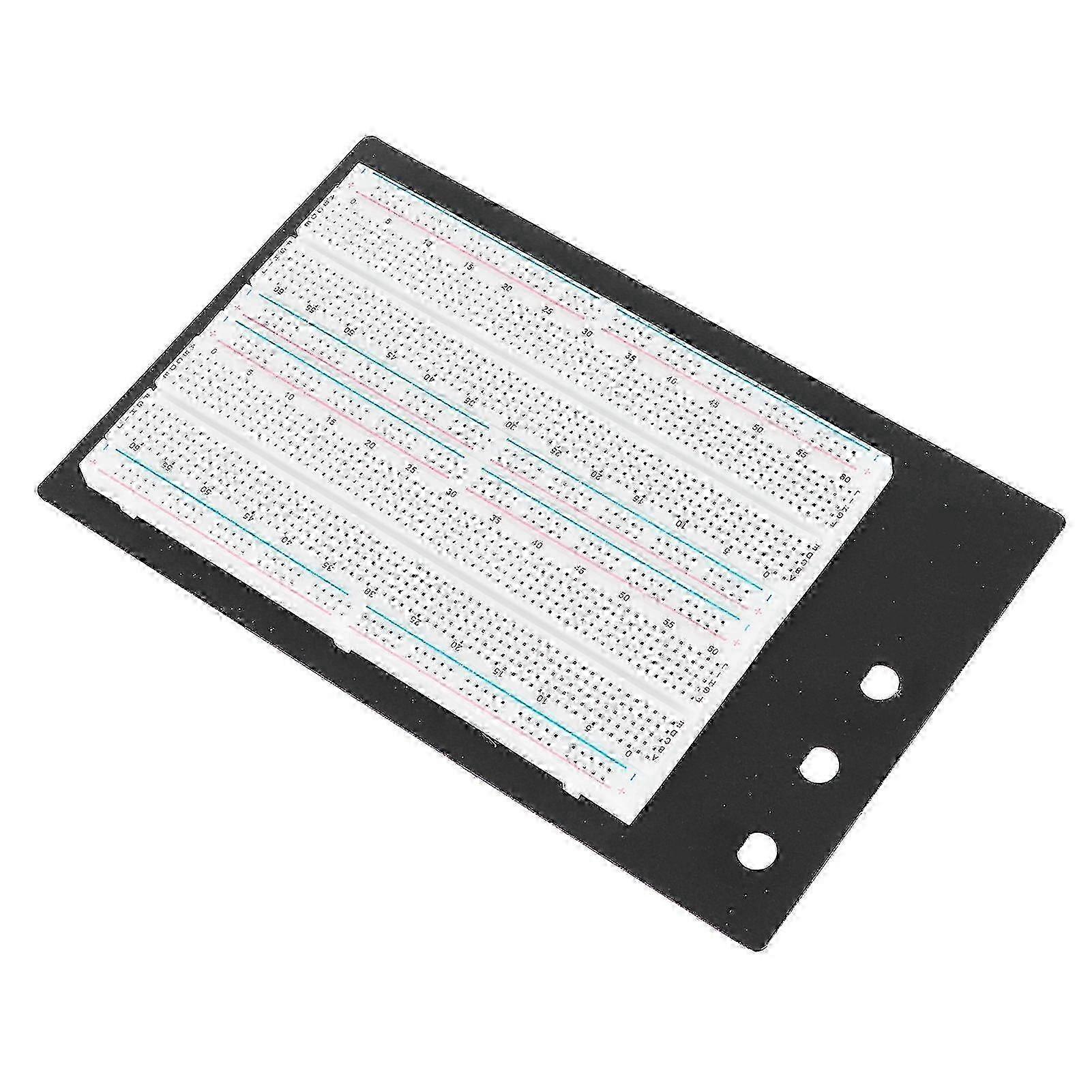 Solderless Breadboard 1660 Points with 65 Jumper Wires 3 Binding Posts for Prototyping Circuit