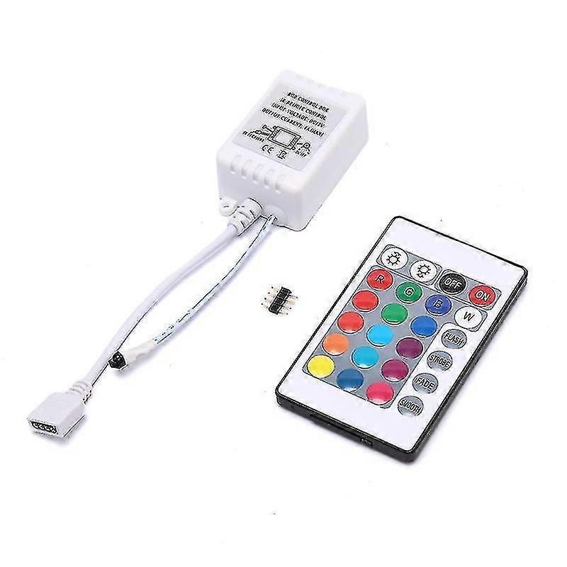 Led Rgb Controller 24 Key Ir Remote Dc12v Dimmer Control Box For Led Strip Light