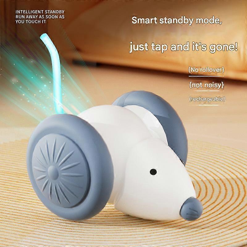 Cat Toy Simulation Mouse, Automatic Avoidance, Self Entertainment