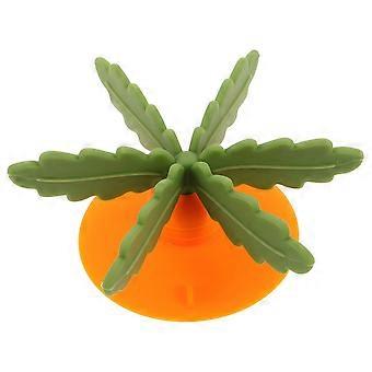 Inserto per alimentatore lento in silicone morbido compatibile con ciotole per cani rialzate regolari Design antigoccia per rallentare l'alimentazione per animali domestici (verde e arancione)