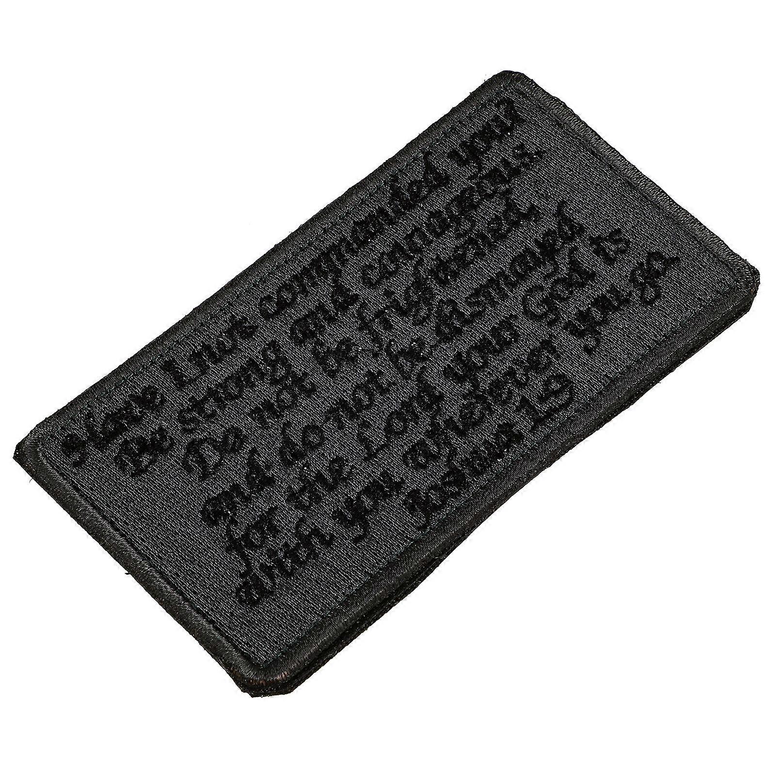 Clothes Sewing Patch Bible Sayings Decorative Embroidery Patch for 5Pcs