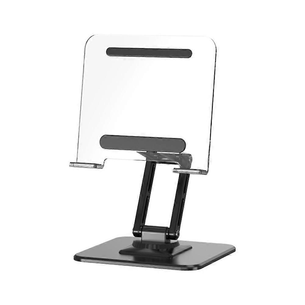 Aryclic Panel Foldable Tablet Stand Transparent Adjustable Tablet Foldable Holder Metal Frame Multi Angle Tablet Phone Bracket