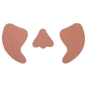 Under Eye Ultraviolet Pads Wind Frost Proof Breathable Sweat Absorbent Face Protection Patches for Outdoor Arcuate Seperated Super perfect quality