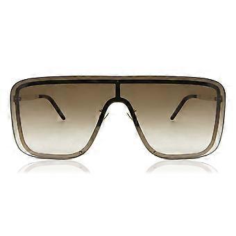 Saint Laurent SL 364 MASK 006 Full Rim Gold Unisex Pilot Sunglasses UV2 Original