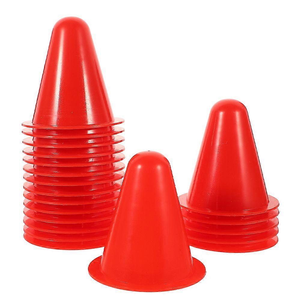 30pcs  Roller Skating Obstacle Training Agility Marker Cone Plastic Multipurpose Training Cones