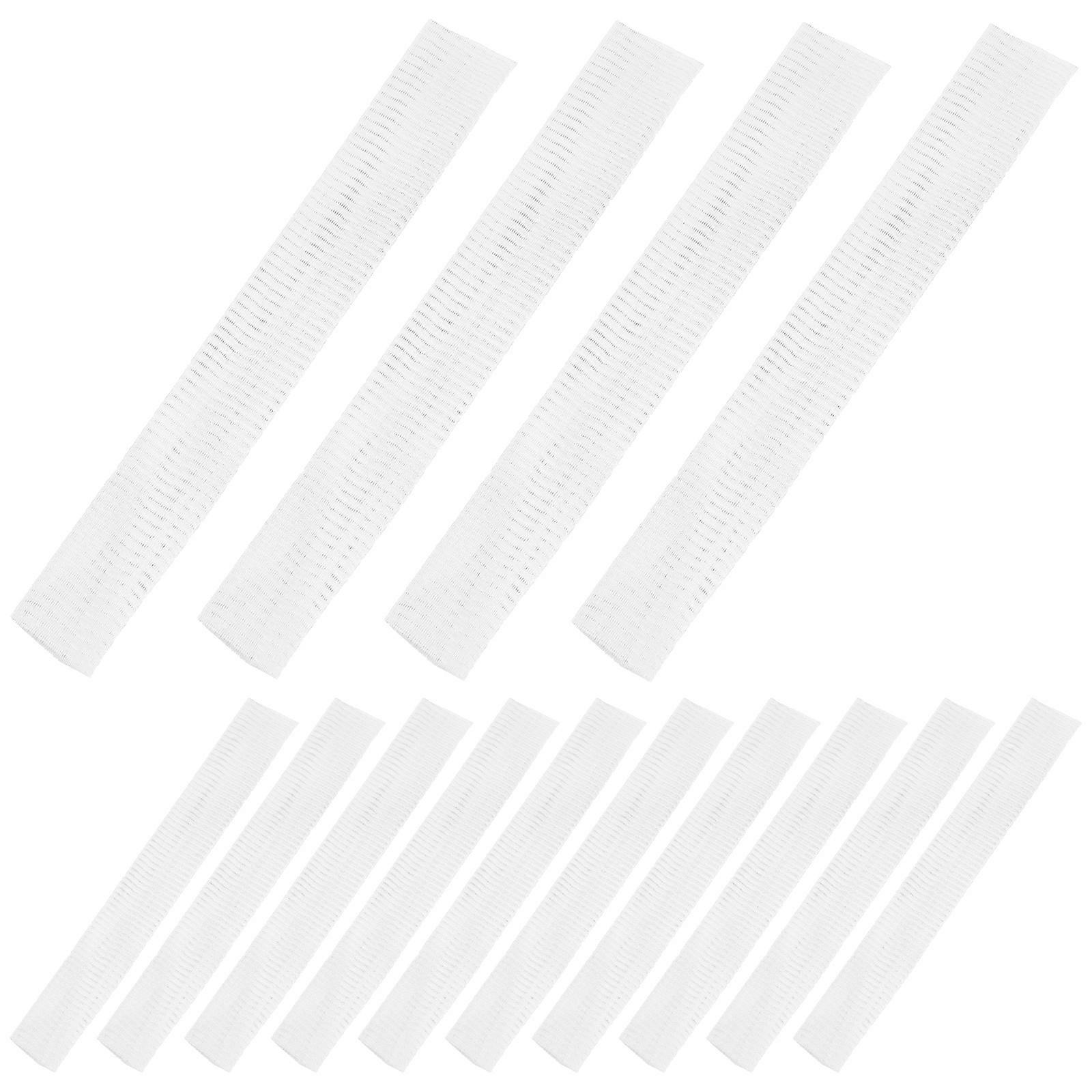 White Bottles Mesh Protector Sleeves for Storage 50Pcs