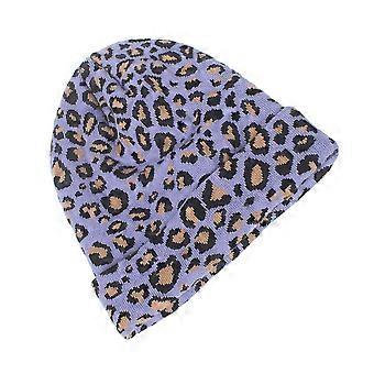Berretto lavorato a maglia, caldo ed elasticizzato, viola, alla moda, autunno/inverno, confezione da 1.