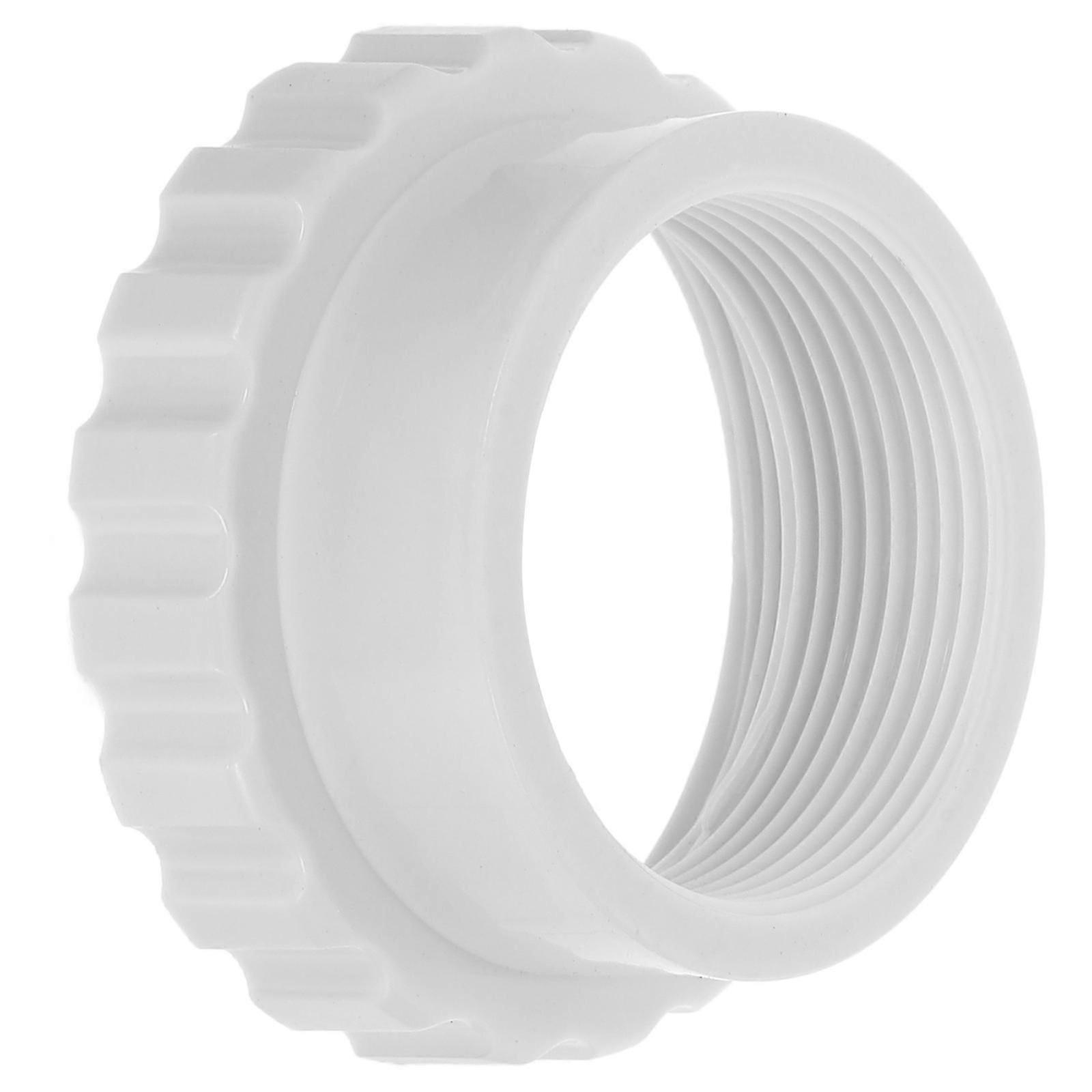 Pool Fountain Adapter, White Plastic, Sturdy, Easy Installation, Versatile, 1pc