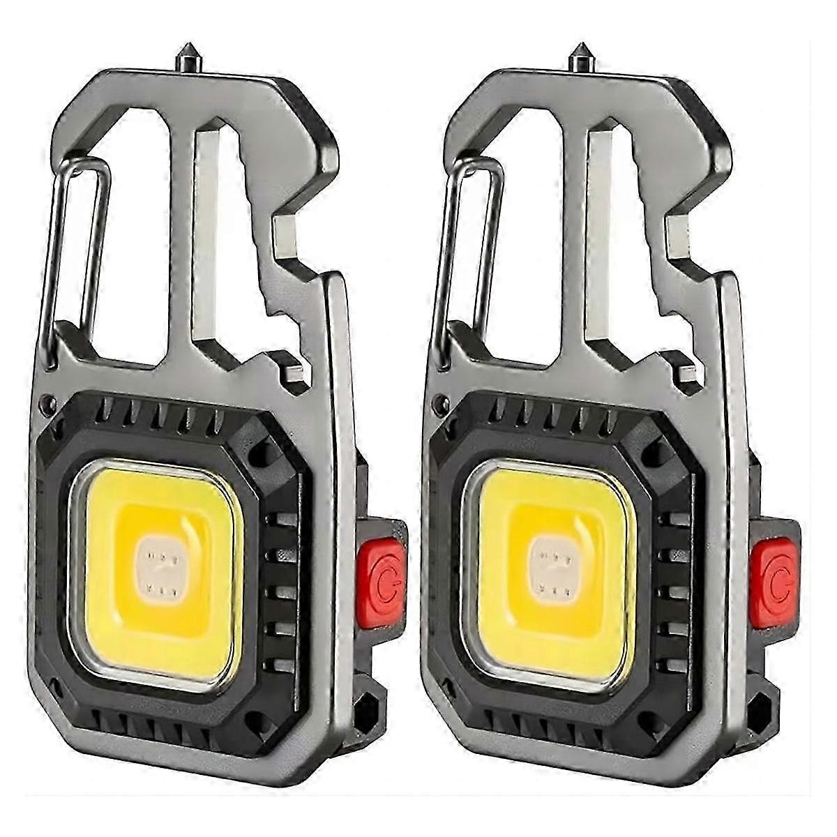Keychain Working Rechargeable Flashlight, compatible with Camping