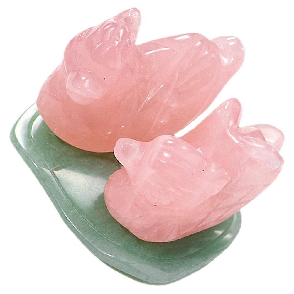 Crystal Mandarins Decor for Anniversary Gift 1Set