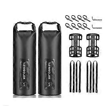 BOLER Borsa da forcella per bicicletta portatile impermeabile 5L Borsa per bici Borsa per monopattino elettrico Borsa anteriore per bicicletta Forcella per bicicletta