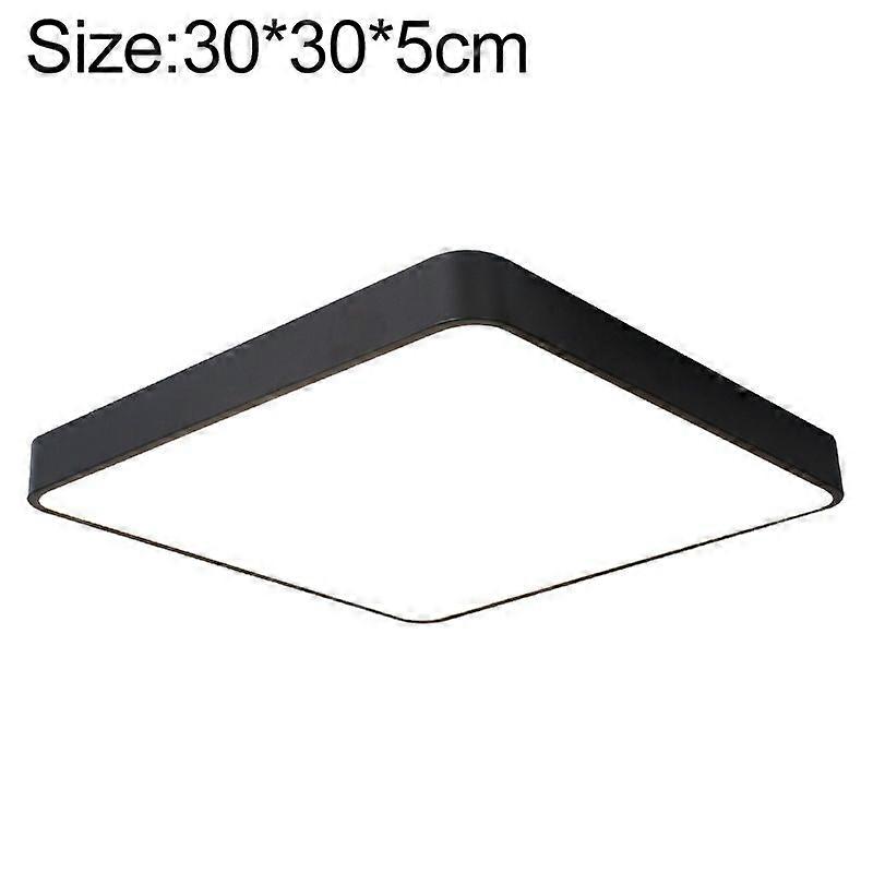 LED Square Ceiling Lamp, 3-Colors Light, Size: 30cm