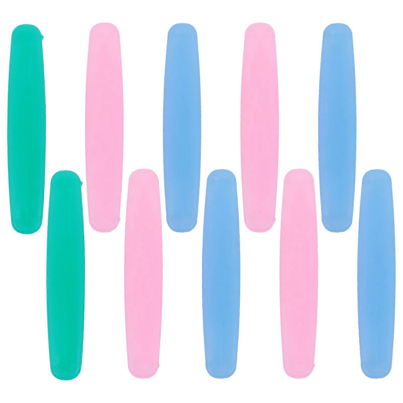10Pcs Practical Toothpaste Squeezer Luminous Toothpaste Extruder (Randpm Color)