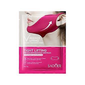 1pcs V-Shaped Lifting Gel Face Mask Chin Lifting Patch Hydrating Gel Ear Hook Face Mask Double V Ear Hook V-Line Face Mask V-Line Lifting Face Mask