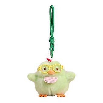 Porte-clés poulet, cadeau, collection, décoration, accessoire déco, art
