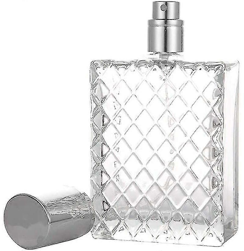 100ml Empty Refillable Perfume Clear Glass Atomiser Spray Bottles